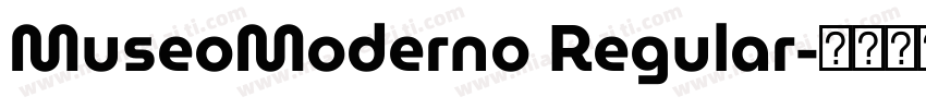 MuseoModerno Regular字体转换